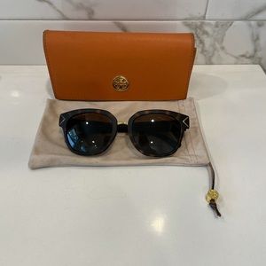 Tory Burch TY9041 Matte Dark Tortoise Sunglasses